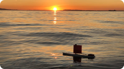 Epsom College's Boat in the water