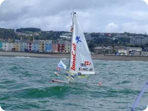 The INNOC boat during the short race